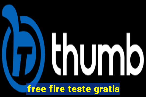 free fire teste gratis